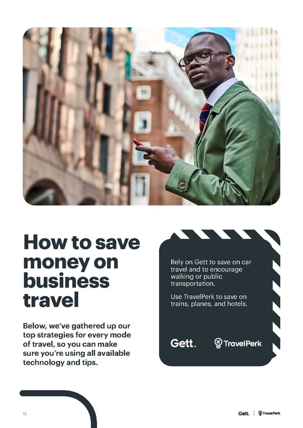 Keep business travel costs low - Page 13