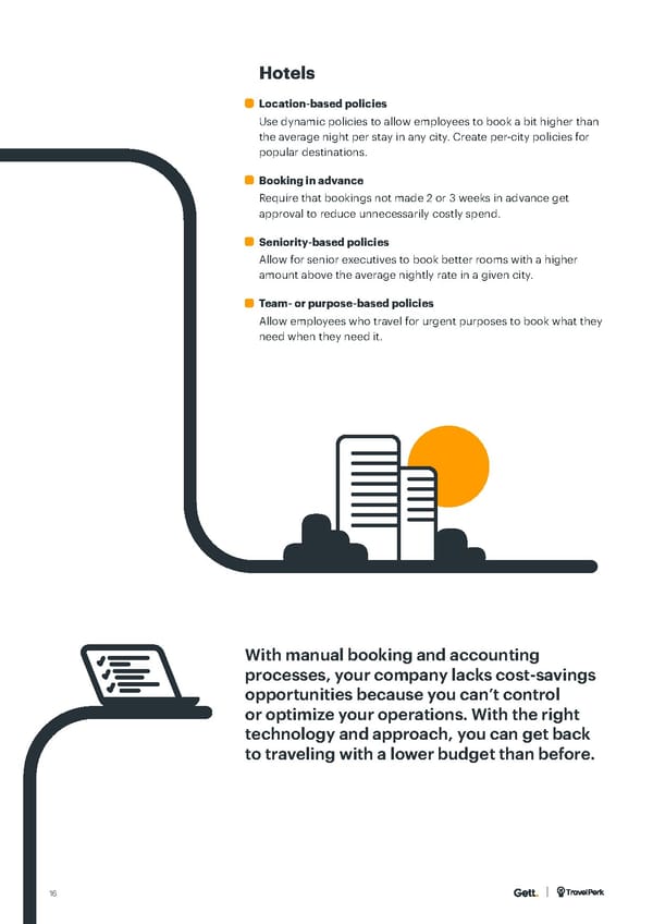 Keep business travel costs low - Page 16